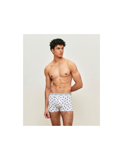 Boxer en coton motifs coeurs