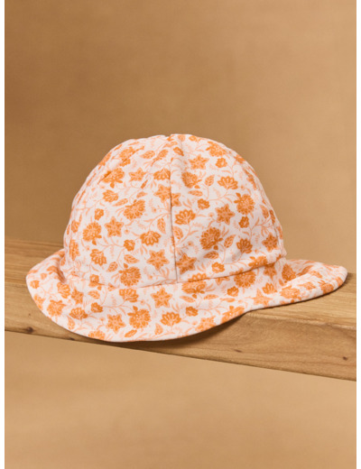 Chapeau UPF 50+ imprimé fleuri