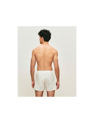 Caleçon en coton à rayures