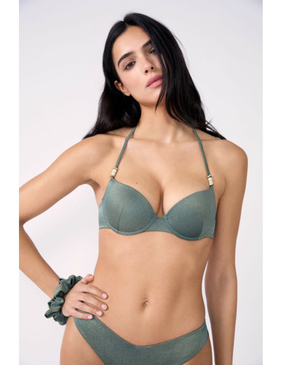 Push-up haut de maillot pailleté