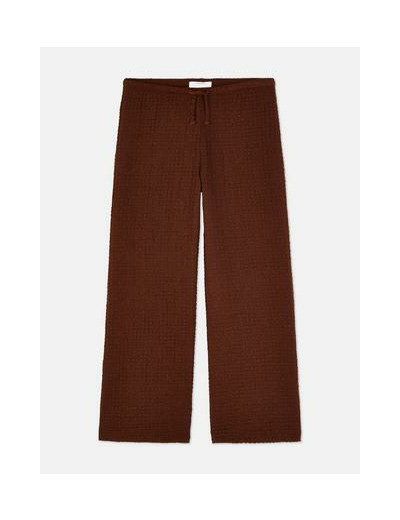 Pantalon large froncé