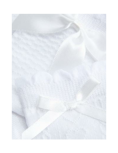 Lot de 2 paires de chaussettes habillées à nœud