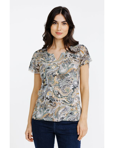 Tee-shirt imprimé manches courtes