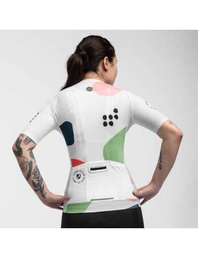 Maillot vélo manches courtes femme