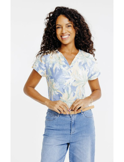 Tee-shirt imprimé manches courtes