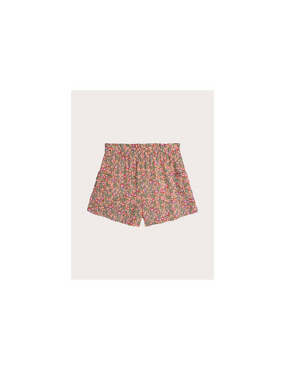 Short fluide imprimé fleuri
