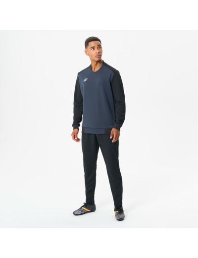 Sweat de football T100 noir