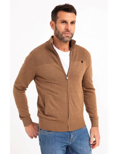 Gilet col montont zippé Basil