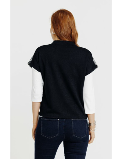 Tee-shirt sans manches léopard