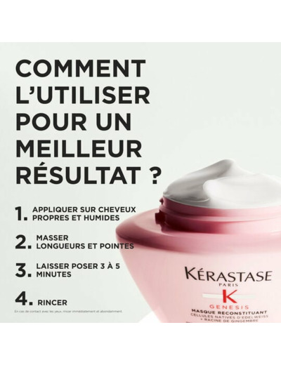 Duo réparation cheveux fragilisés Genesis