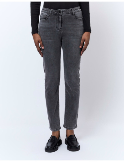 Jean 7/8 slim GRIS Femme