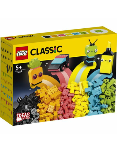 AMUSEMENT CRÉATIF FLUO LEGO CLASSIC 11027