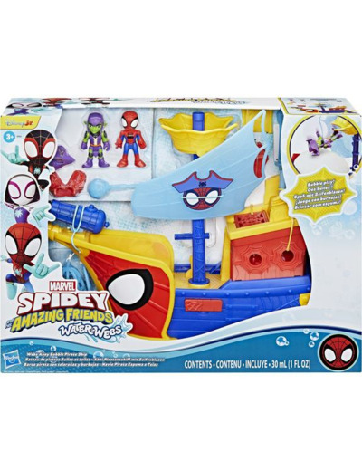 BATEAU DE PIRATES À BULLES - SPIDEY WATERWEBS