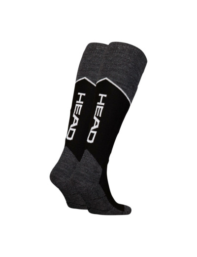 Chaussettes de ski HEAD Kneehigh 6 paires Noir / Gris Mélange