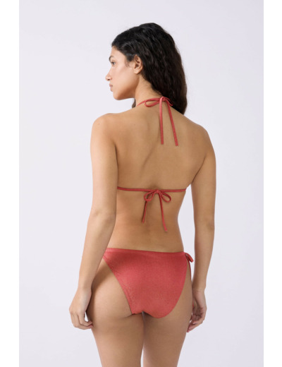 Bikini brésilien à nouer bas de maillot pailleté,Bikini brésilien à nouer bas de maillot pailleté;${refinementColor}