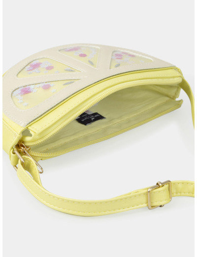 Sac citron à sequins
