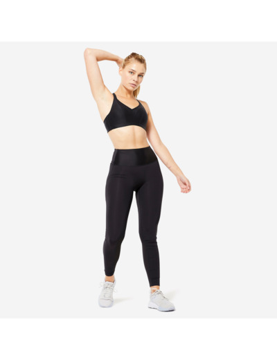 Brassière invisible avec coques maintien fort Femme - Noir