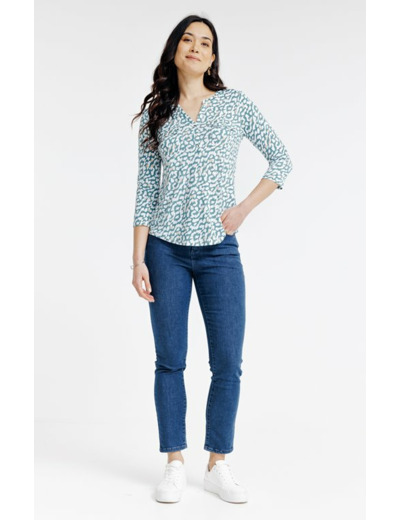 Tee-shirt imprimé manches 3/4