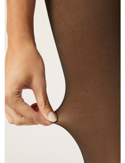 Collant opaque effet voile