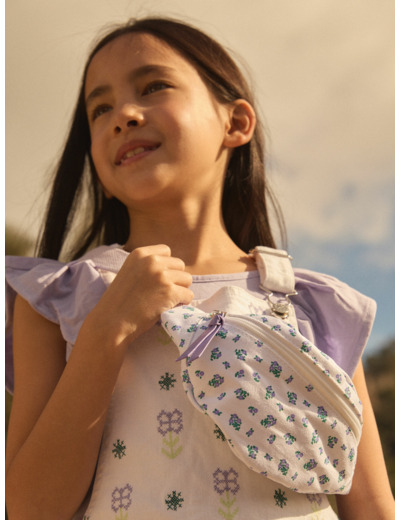 Sac banane imprimé fleurs