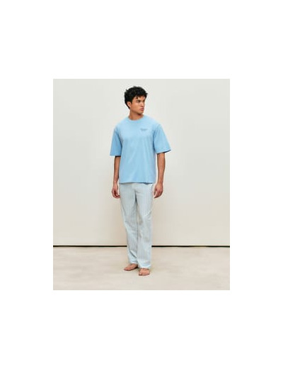 T-shirt en coton imprimé "Paradise Island"