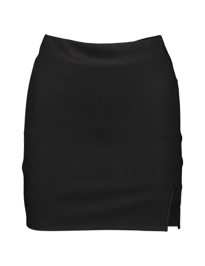 Robe mini avec fente