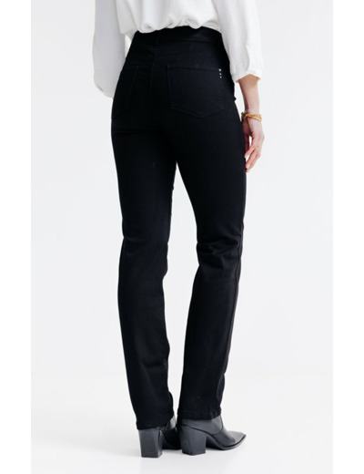Pantalon coupe droite détail zip