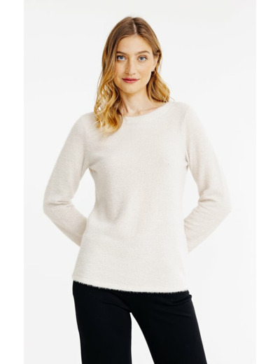 T-shirt uni col bateau