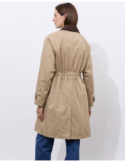 Trench uni BEIGE Femme