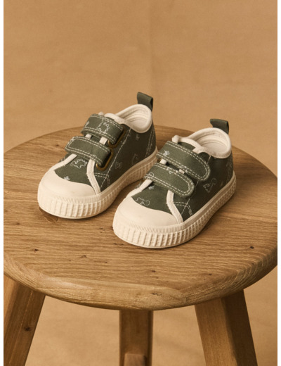 Basket en toile imprimé dinosaure
