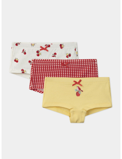 Lot de 3 boxers Oiseaux