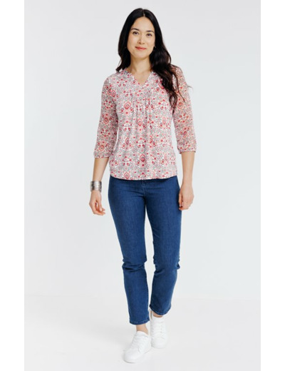 Tee-shirt imprimé manches 3/4