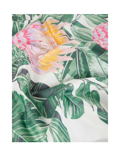 Nappe à motif fleurs tropicales