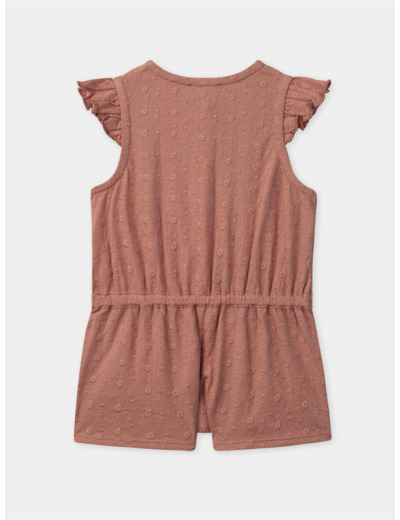 Combinaison courte brodée