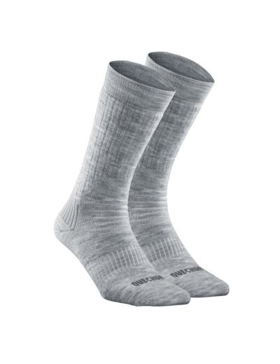 Chaussettes chaudes de randonnée - SH100 MID - x2 paires