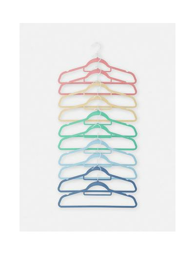 Lot de 10 cintres colorés pour enfants