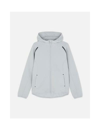 Veste à capuche zippée