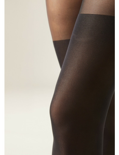 Collant Effet Chaussettes Hautes