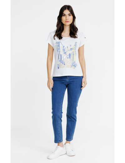 Tee-shirt imprimé manches courtes