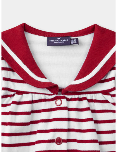 Robe rayée style marin