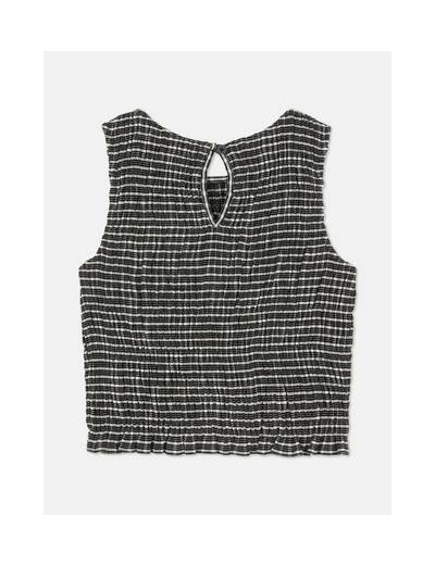 Chemisier texturé à rayures