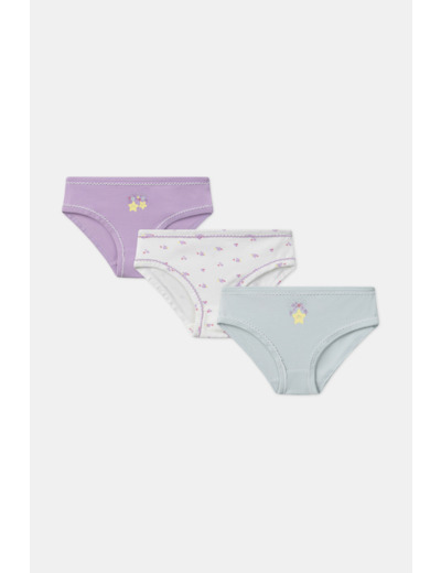 Lot de 3 culottes Etoile en jersey