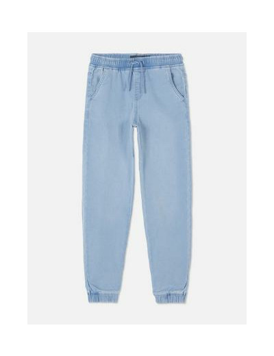 7-15 ans | Bas de jogging en jean à revers