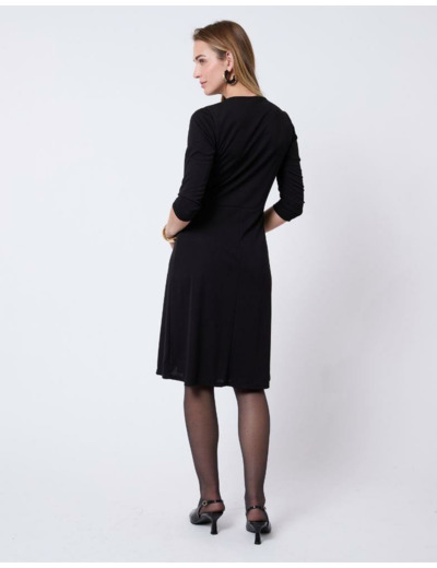 Robe courte unie NOIR