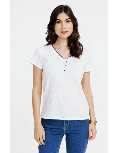 Tee-shirt uni manches courtes