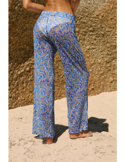 Pantalon fleuri,Pantalon fleuri ;${refinementColor}