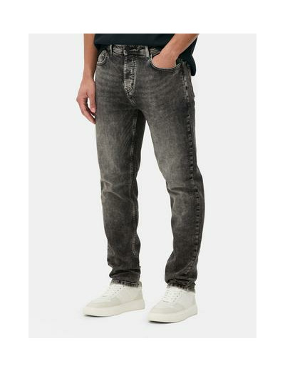 Jean coupe slim à taille mi-haute