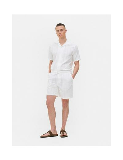 Short en seersucker texturé à coordonner