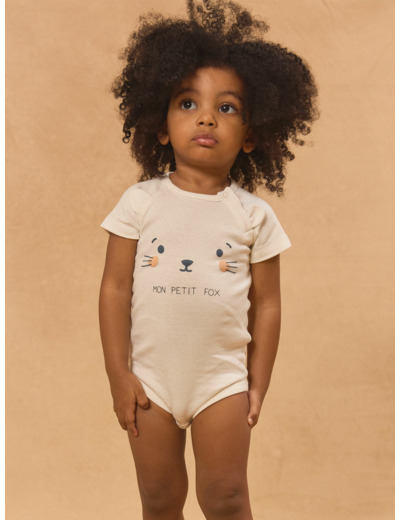 Body tshirt tête d'animal