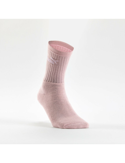Chaussettes de sport Puma hautes x3 blanc rose gris